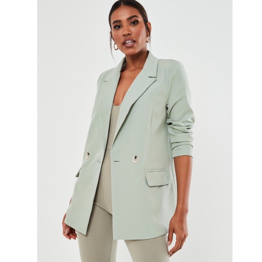 MissGuided “Sea Foam” Green Blazer, NWT.